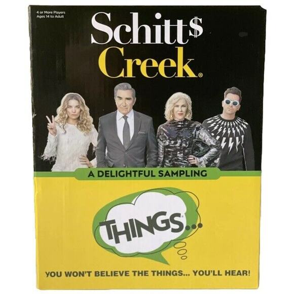 Schitts Creek A Delightful Sampling Things Card Game 100 Topic Cards - Picture 1 of 2